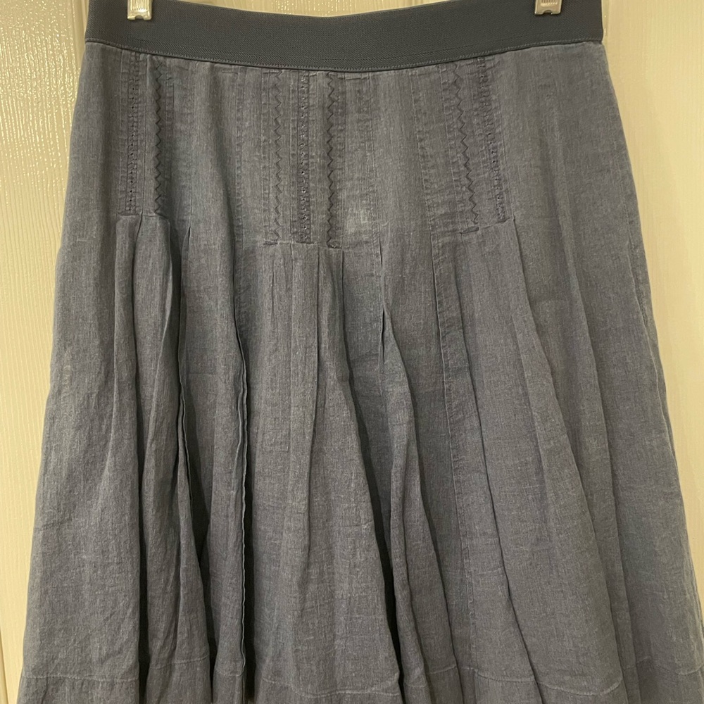 Margaret O’Leary skirt XS Slate Blue - Picture 6 of 7